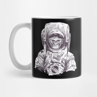 Chimp Wearing An Astronaut Suit Mug